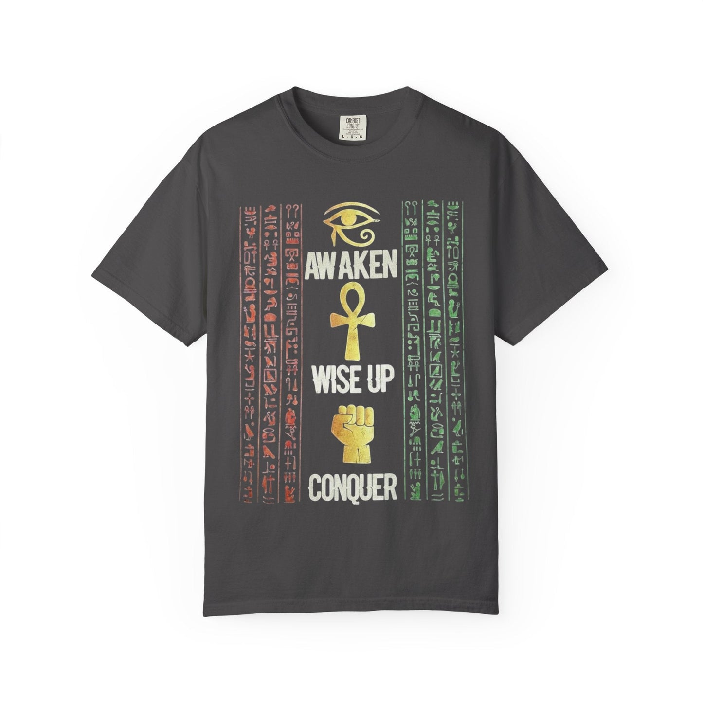Awaken & Empower Unisex Heavy Cotton Tee – Graphite T-Shirt
