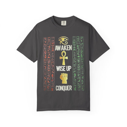 Awaken & Empower Unisex Heavy Cotton Tee – Graphite T-Shirt