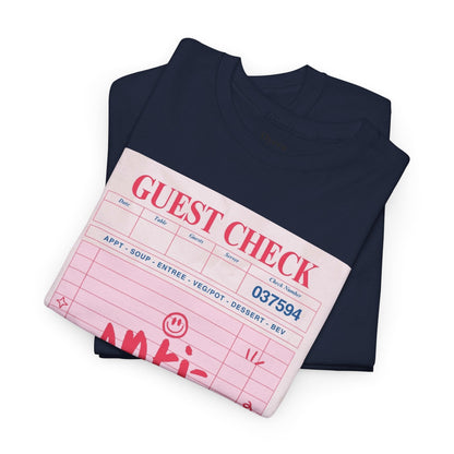 Anti-Social Graphic T-Shirt – Retro Guest Check Tee
