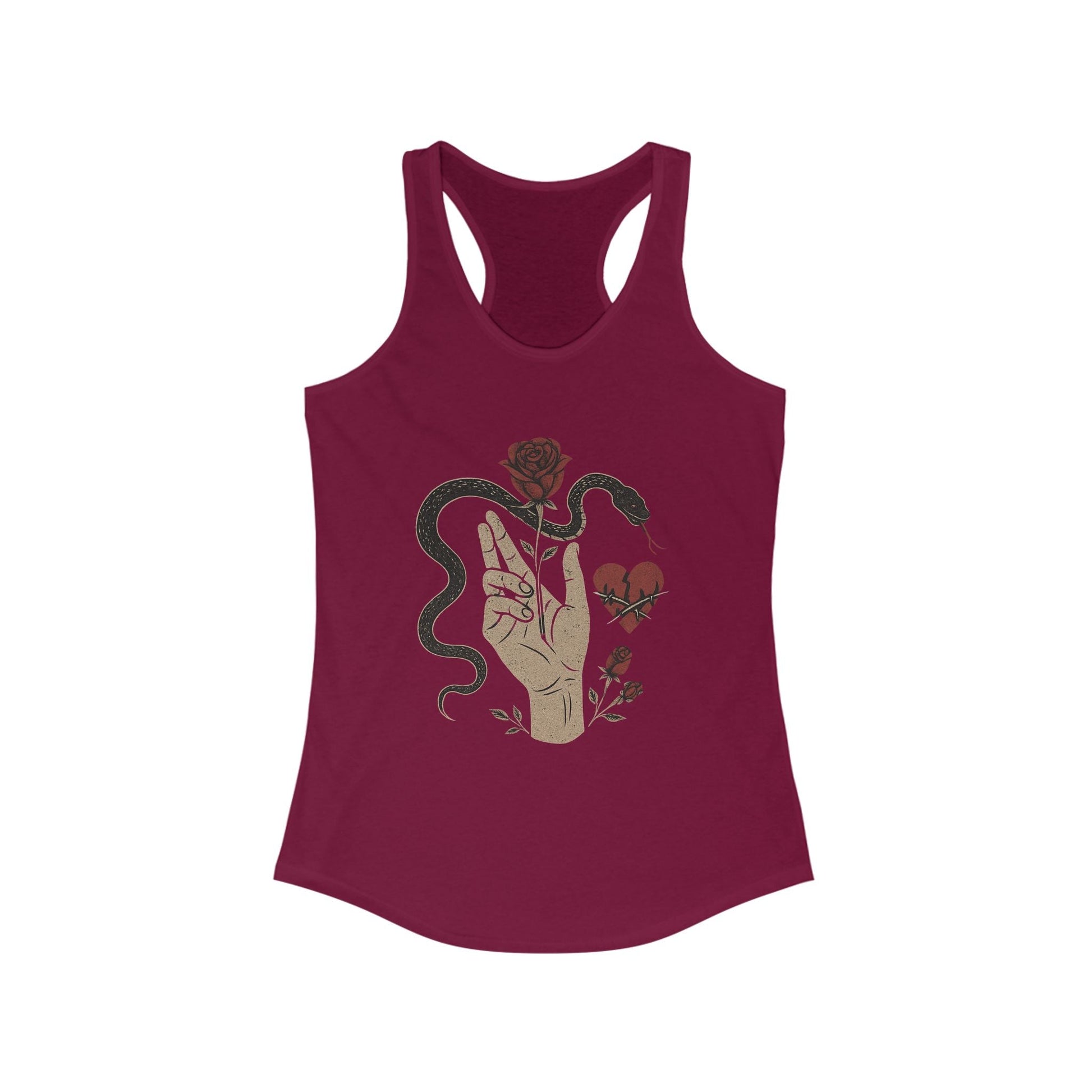Soft but not Weak - Women's Racerback Tank – Solid Cardinal Red Tank Top