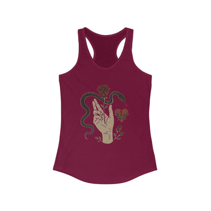 Soft but not Weak - Women's Racerback Tank – Solid Cardinal Red Tank Top