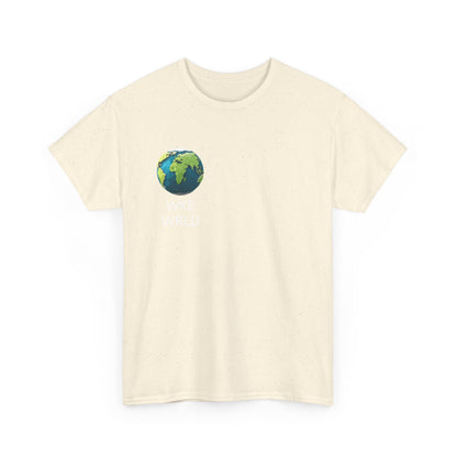 WKE WRLD Eco-Conscious Unisex Heavy Cotton Tee, Earth Day Gift, Nature Lover Shirt, Sustainable Fashion, Unisex Graphic Tee – T-Shirt