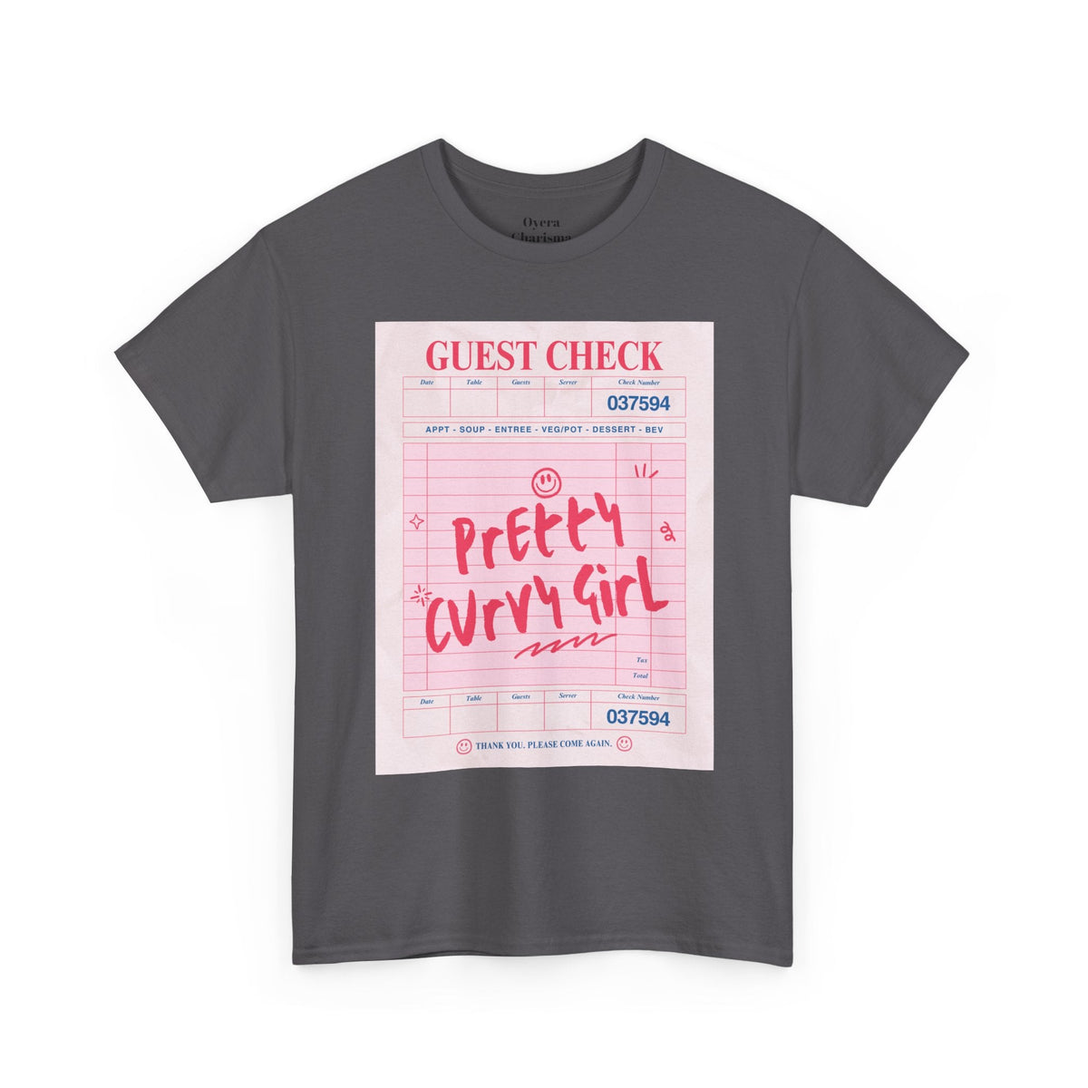 Pretty Curvy Girl Graphic T-Shirt | Body-Positive Tee