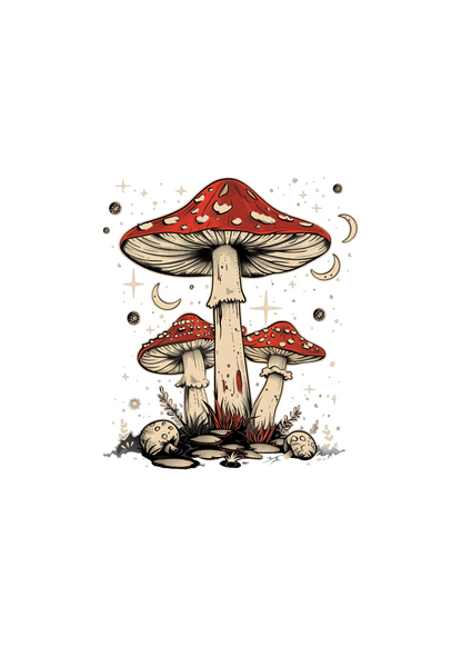 Boho Retro Mushrooms - UNISEX Shirt