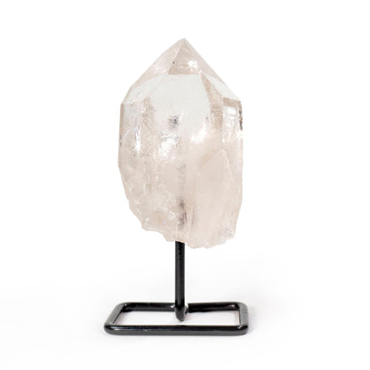 Quartz Point Cluster on Post Stand – Small Natural Crystal Display