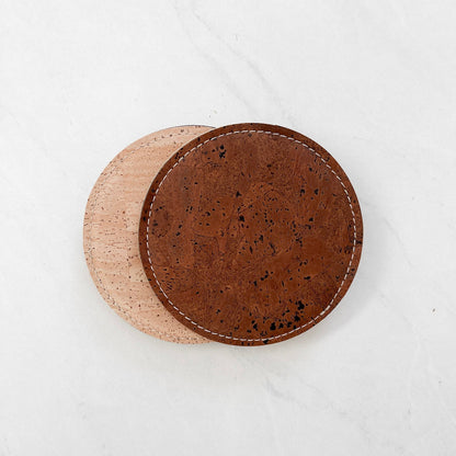 SET OF 4 CORK COASTERS