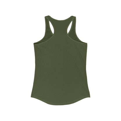 Soft but not Weak - Women's Racerback Tank – Solid Military Green Tank Top