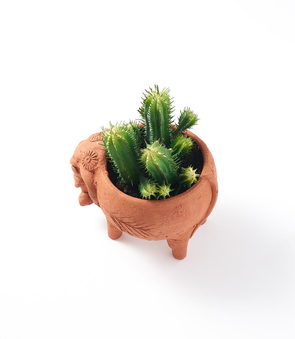 Rakshana Elephant Plant Pot - Terracotta – Garden