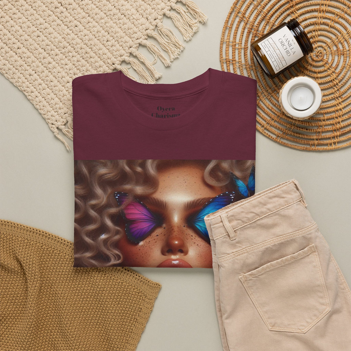 Divine Transformation Butterfly Graphic T-Shirt