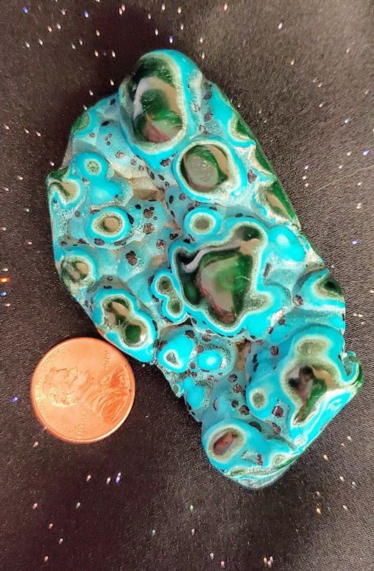 Azurite Malachite Flat – Protection & Meditation Crystal