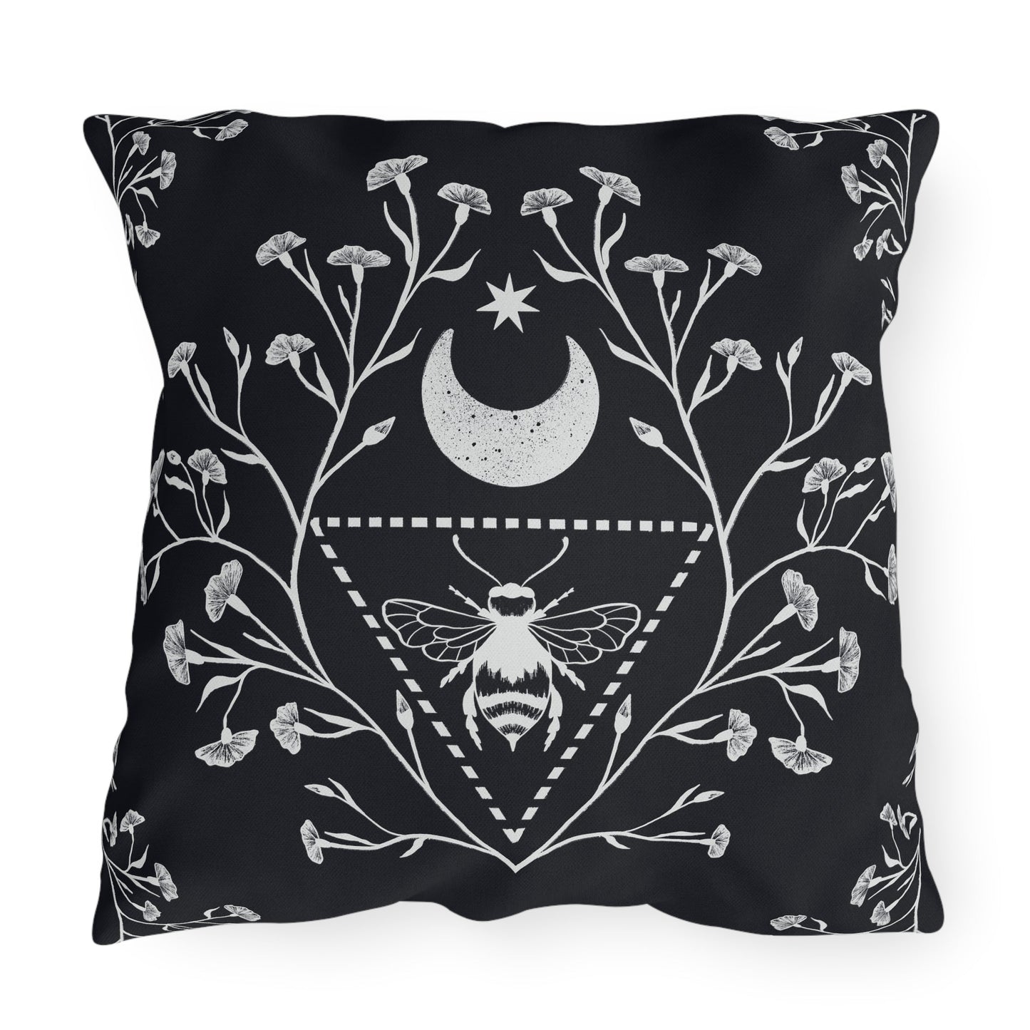 Celestial Bee - Outdoor Throw Pillows