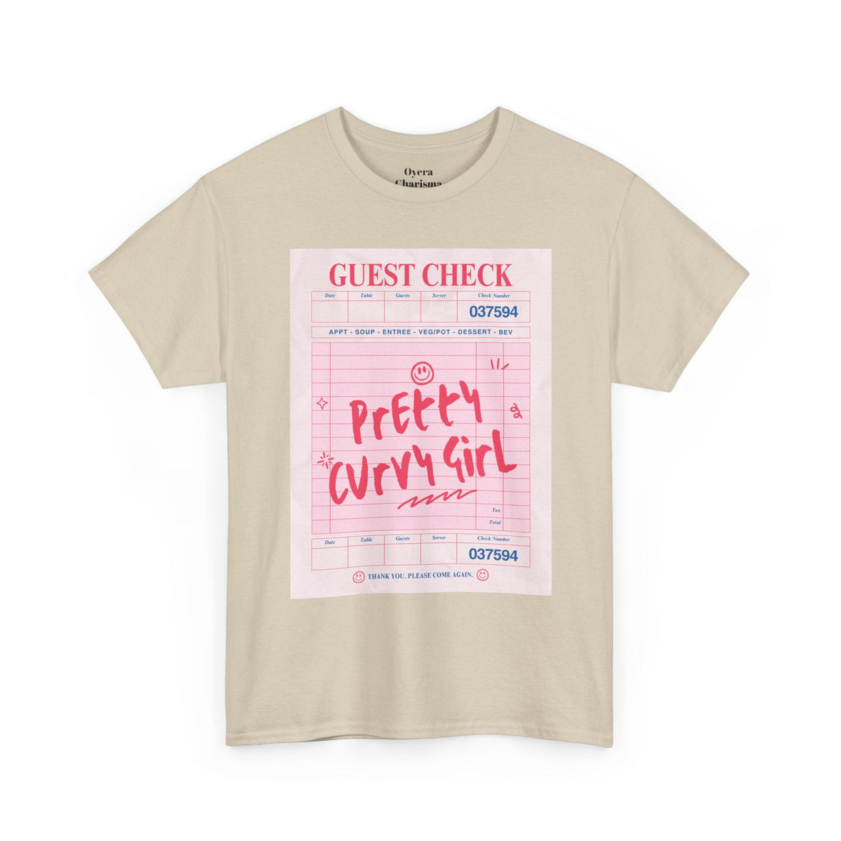 Pretty Curvy Girl Graphic T-Shirt | Body-Positive Tee
