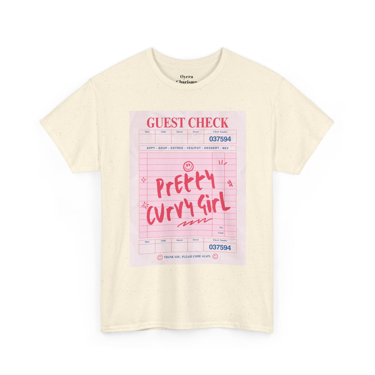 Pretty Curvy Girl Graphic T-Shirt | Body-Positive Tee