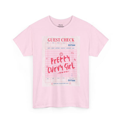 Pretty Curvy Girl Graphic T-Shirt | Body-Positive Tee