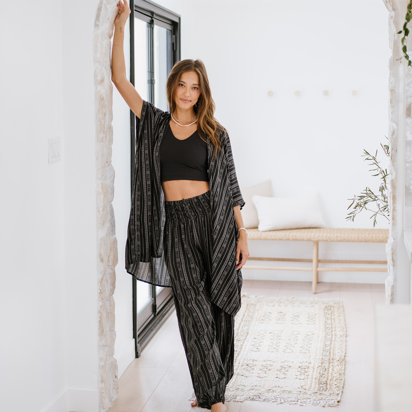 Akha Tribal Print Harem Pants – Pants