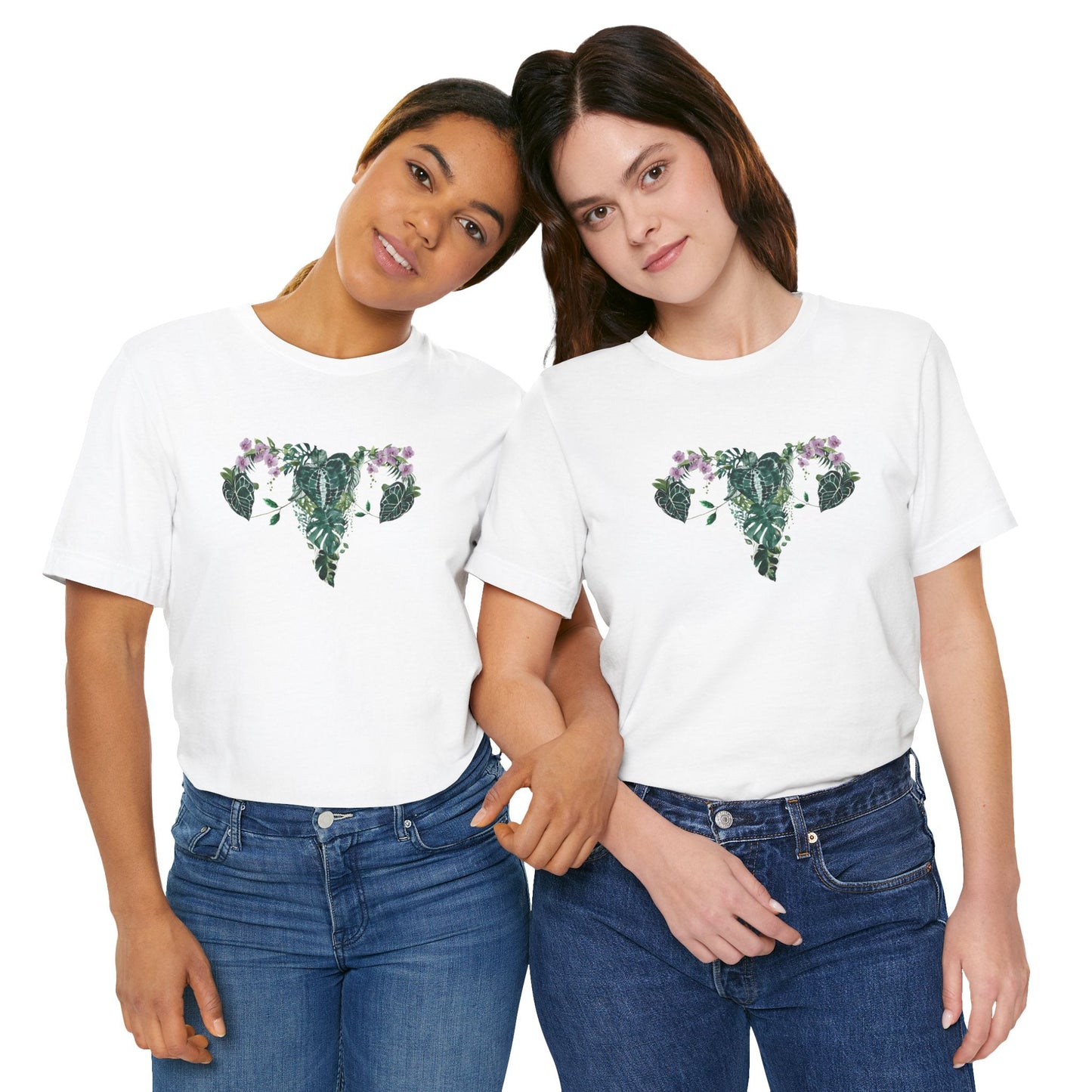 Uterus with plants tshirt. My body,, my rules my choice shirt. Proud Feminist shirt