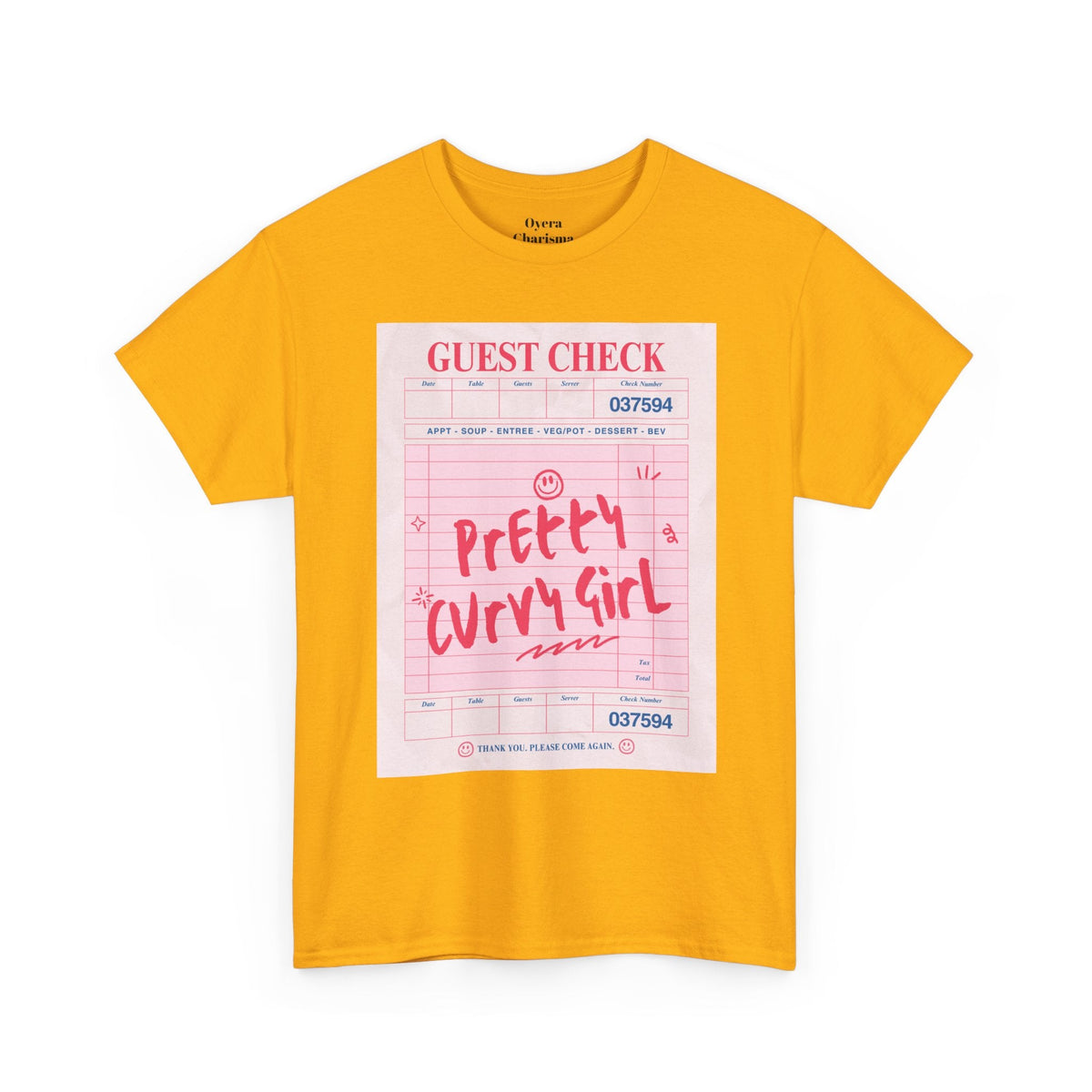 Pretty Curvy Girl Graphic T-Shirt | Body-Positive Tee