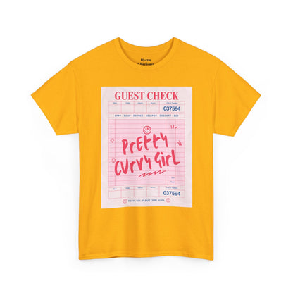 Pretty Curvy Girl Graphic T-Shirt | Body-Positive Tee