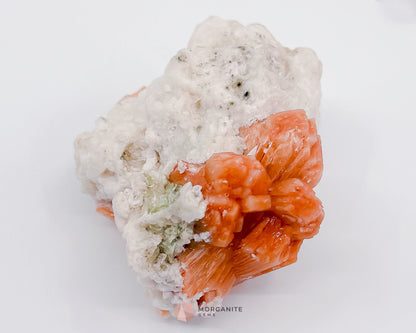 186g Heulandite and Bow Stilbite Cluster – Vibrant Natural Mineral Specimen