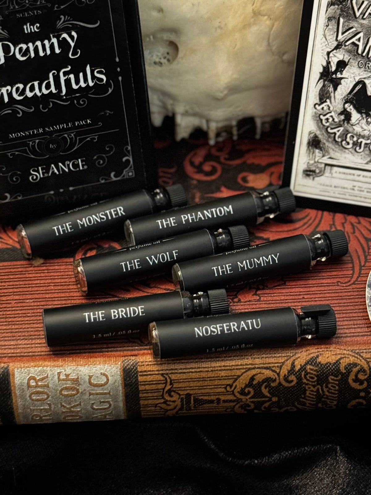 The Penny Dreadfuls Perfume Oil Sample Set, 7 Scents