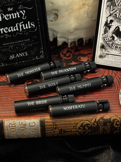 The Penny Dreadfuls Perfume Oil Sample Set, 7 Scents