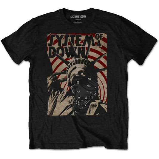 System of a Down Band T-Shirt - Liberty Bandit Tee - Official SOAD Merch – XXL Men's T-shirts