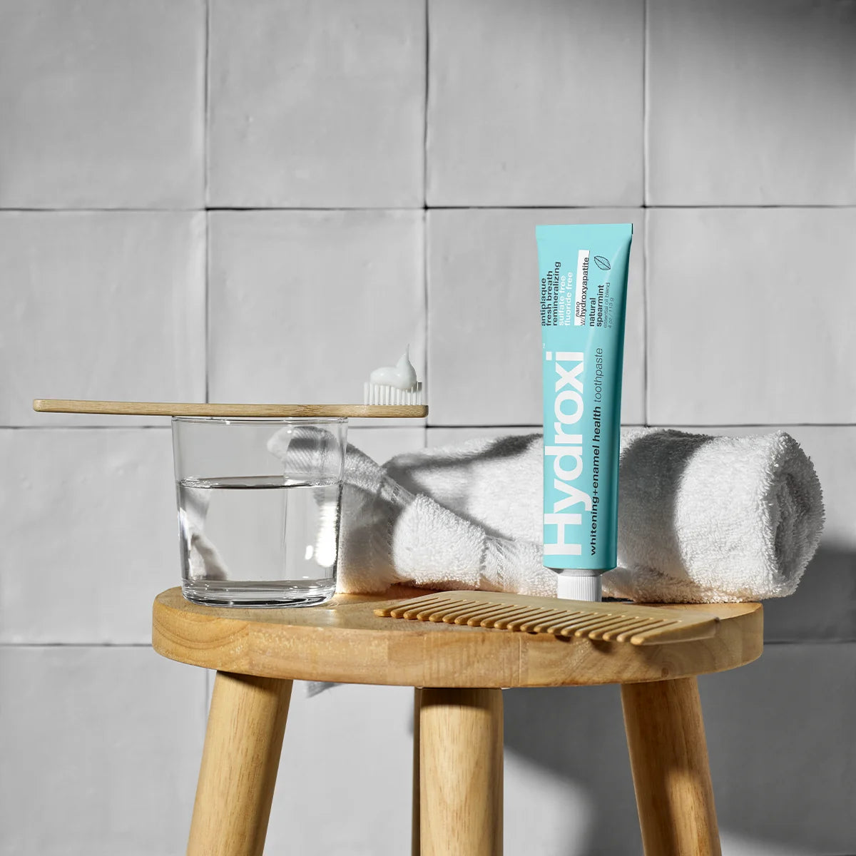 Davids Hydroxi Spearmint Toothpaste – Nano Hydroxyapatite + Free Toothbrush