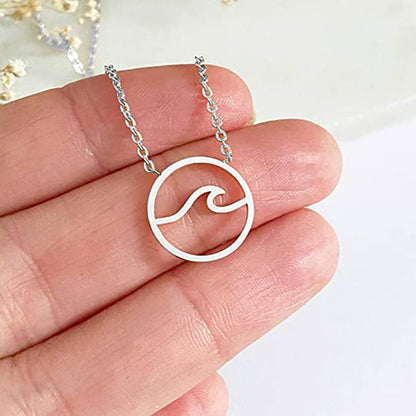 WAVE NECKLACE – Silver