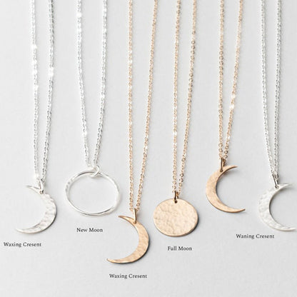 MOON PHASE NECKLACE –