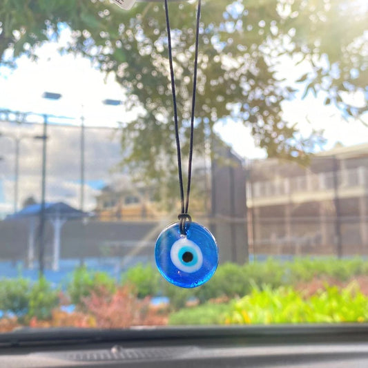 EVIL EYE CAR MIRROR AMULET –