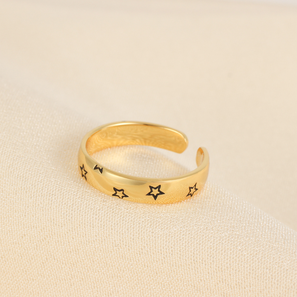 STAR OPEN RING BAND (ADJUSTABLE) –