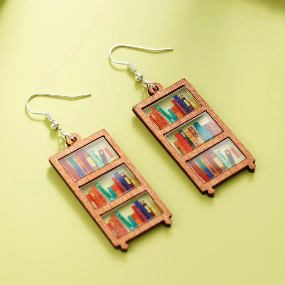BOOK LOVER EARRINGS (PAIR) – Library