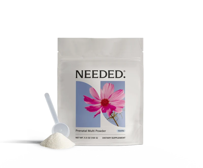 Needed Prenatal Multi Powder, Vanilla, 5.5 oz –