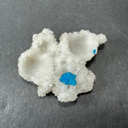 Cavansite Ball 'Floaters' on Stilbite MD – #2 Minerals