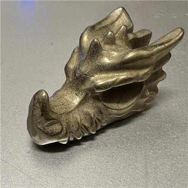 2" Pyrite Dragon Skull – Dragons