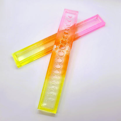 Moon Phases Incense Holder - Made with Resin & Color-Shift Mica