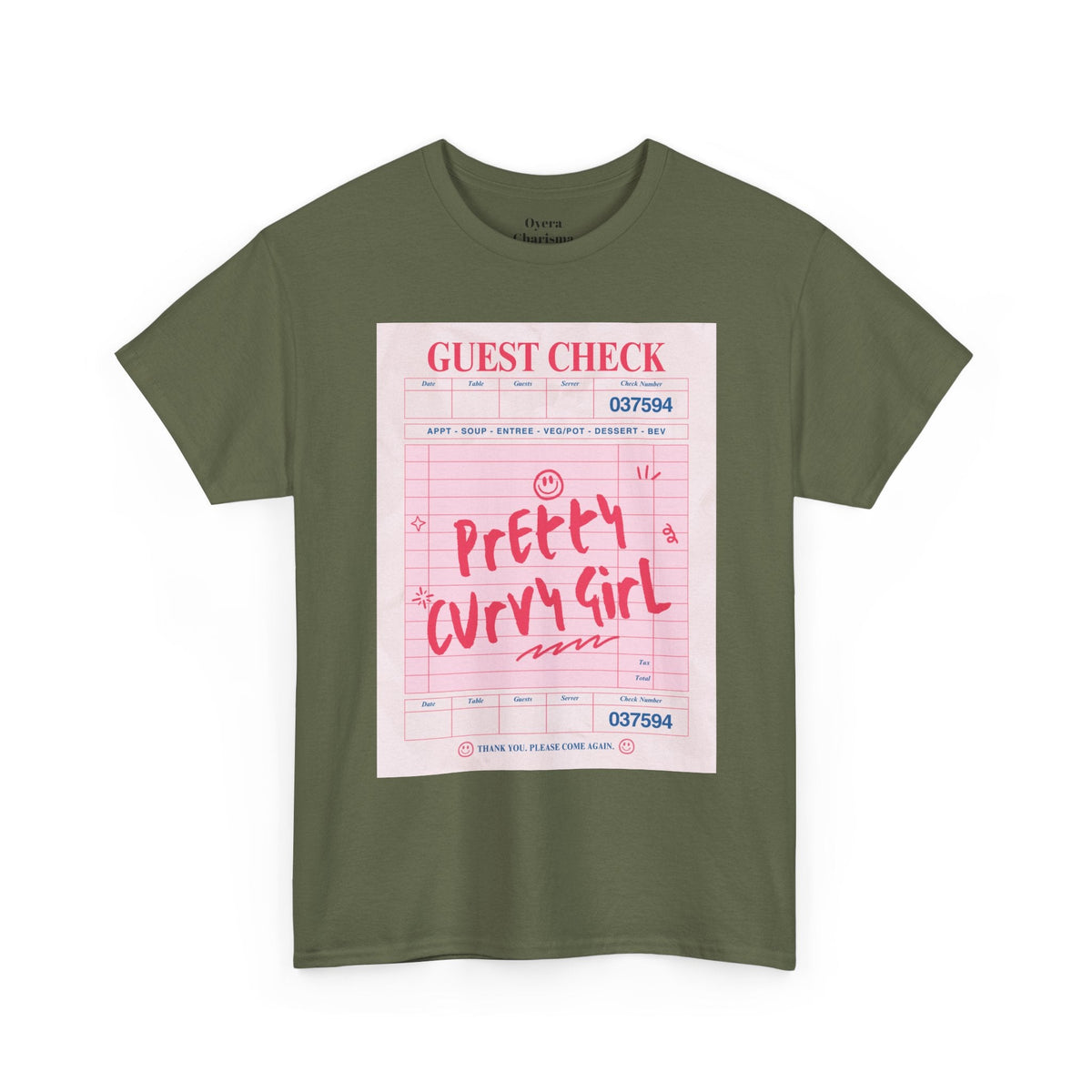 Pretty Curvy Girl Graphic T-Shirt | Body-Positive Tee