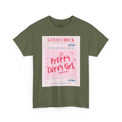 Pretty Curvy Girl Graphic T-Shirt | Body-Positive Tee
