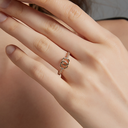 MOTHER AND DAUGHTER FOREVER RING (ADJUSTABLE) –