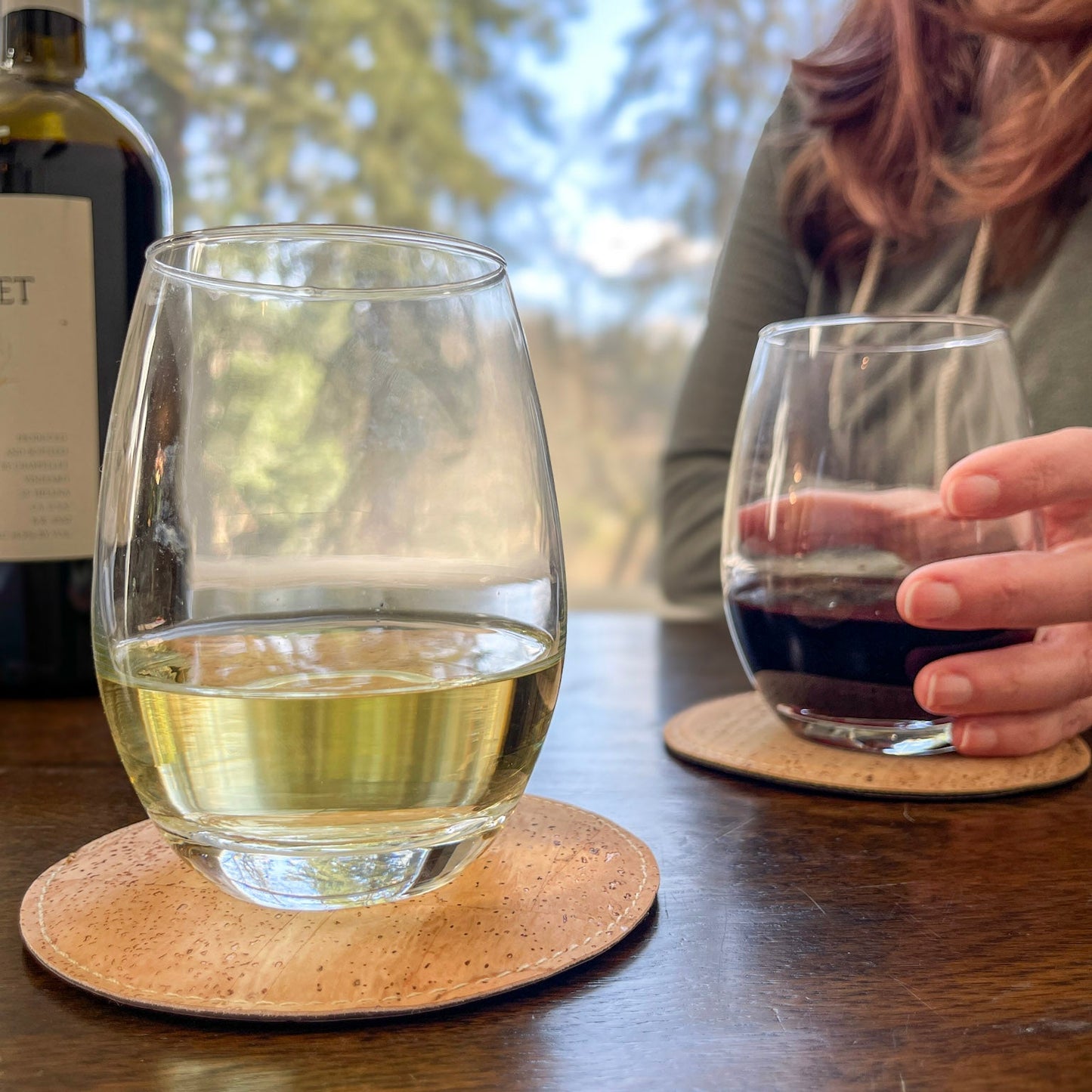 SET OF 4 CORK COASTERS