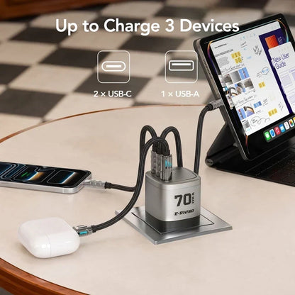 Universal Travel Charger | 70W GaN Fast Charging –