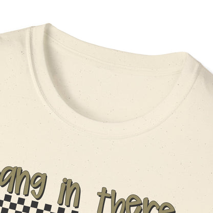 Hang In There Unisex Softstyle T-Shirt | Casual Plant Lover Tee