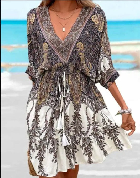 Paisley Multicolored Dress