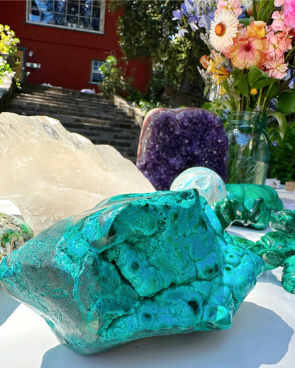 Chrysocolla w/ Malachite –