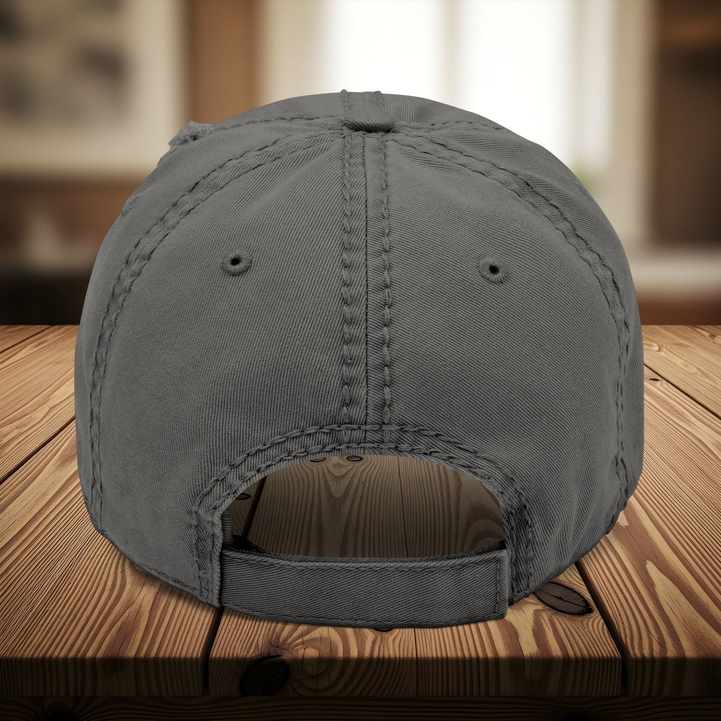 Bespattered Facade "All the Colors" Rainbow Embroidered Distressed Dad Hat