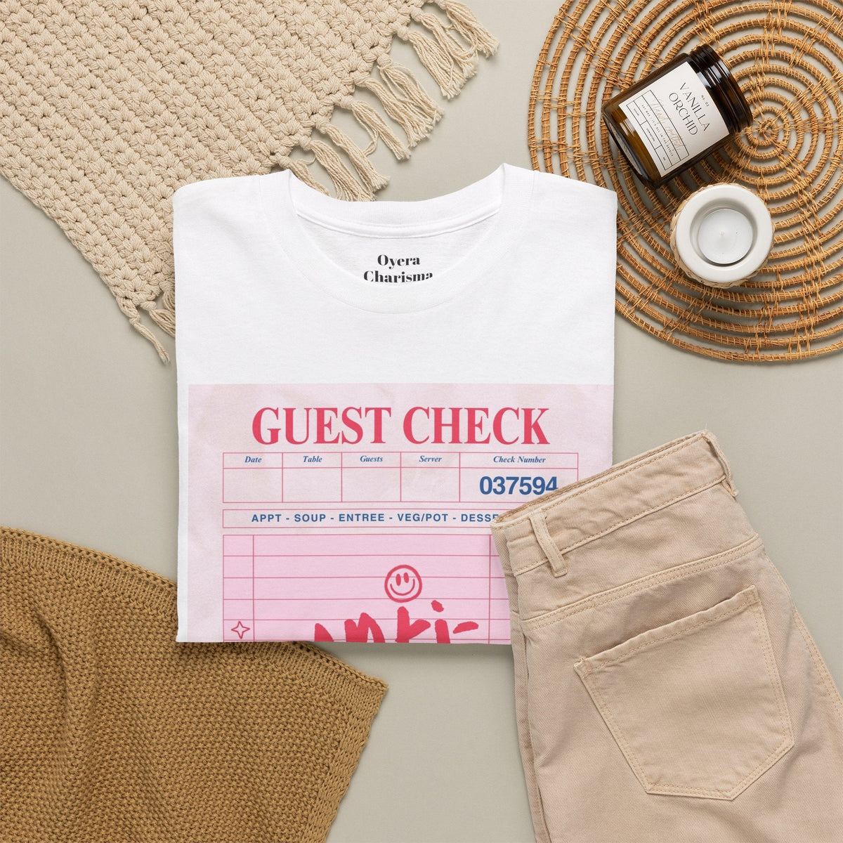 Anti-Social Graphic T-Shirt – Retro Guest Check Tee