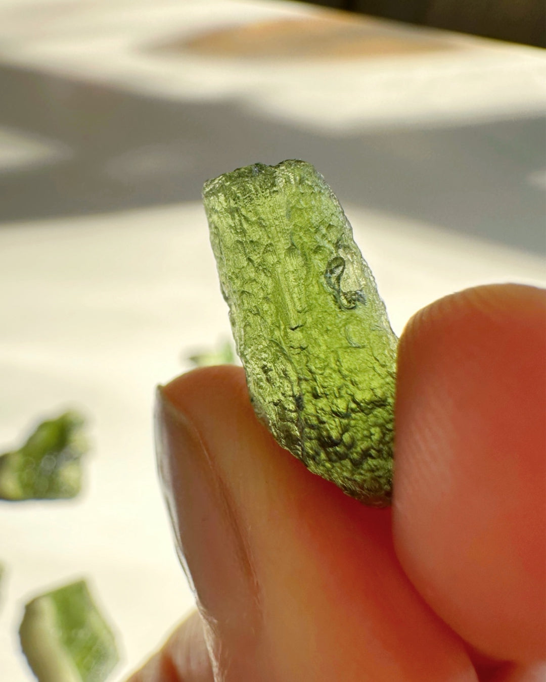 Chlum Moldavite #8 - AA –