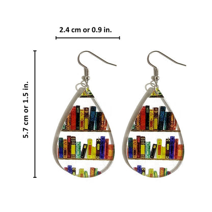 BOOK LOVER EARRINGS (PAIR) –