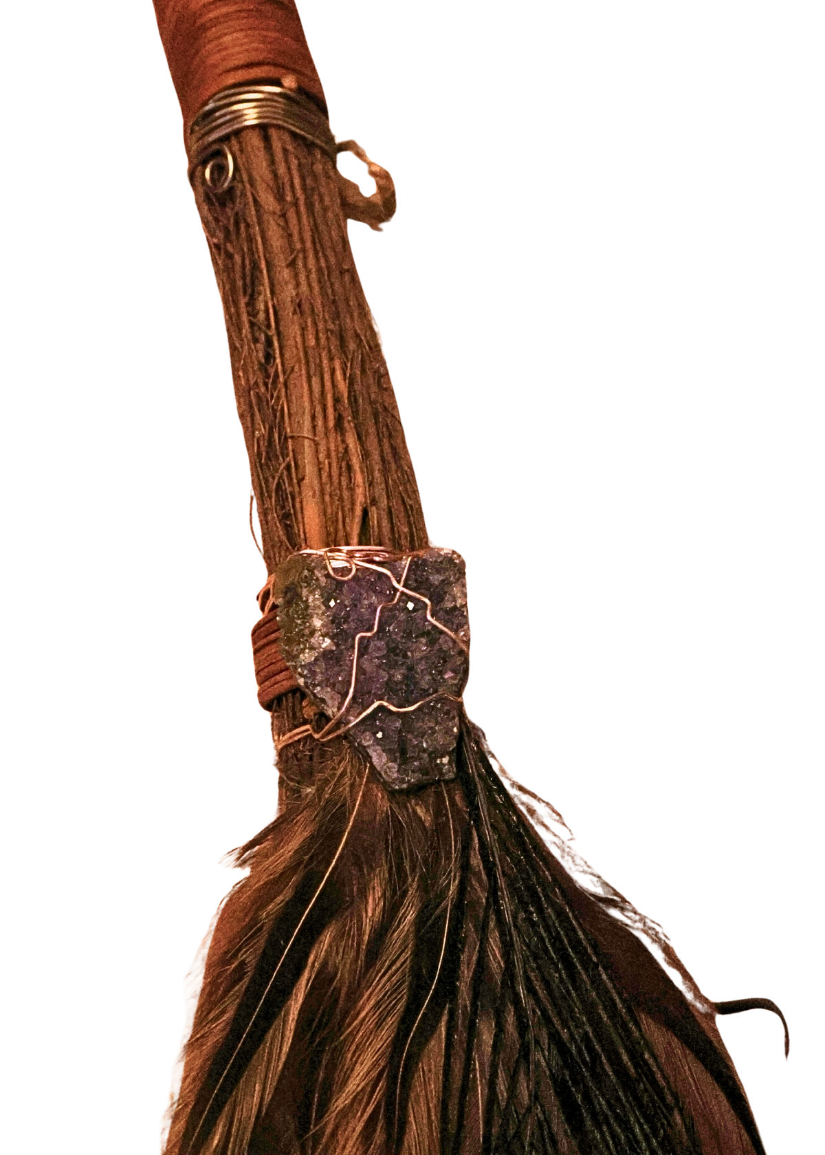 24-Inch Cinnamon Witch’s Broom | Halloween Besom Decor
