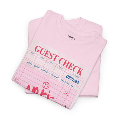 Anti-Social Graphic T-Shirt – Retro Guest Check Tee